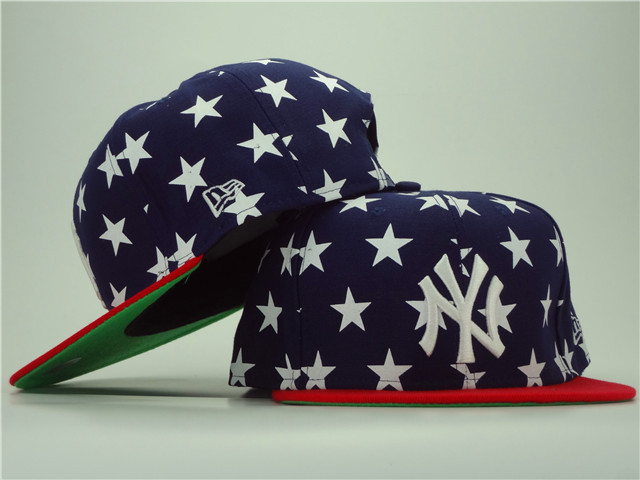 New York Yankees Star Navy Snapback Hat ZY 0701